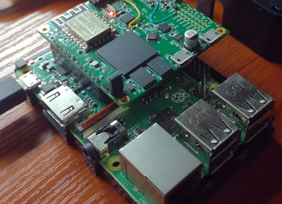 Kryptor FPGA board connected to a Raspberry Pi via SPI link